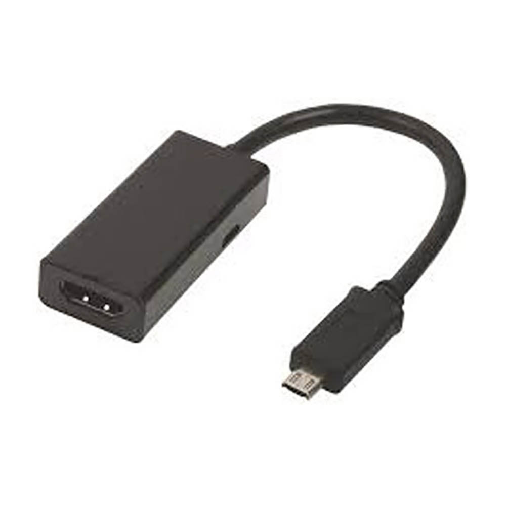 Oath pay sin Valueline VLMP39001B0.20 MHL Adaptor Cable Micro USB To HDMI Black